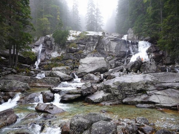 Waterfall in the High Tatras