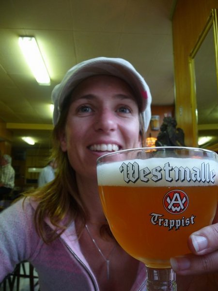 Beer sampling in Brugge