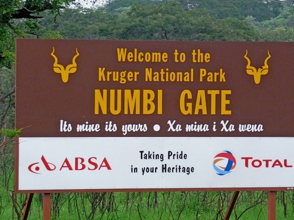 Entrance to Kruger