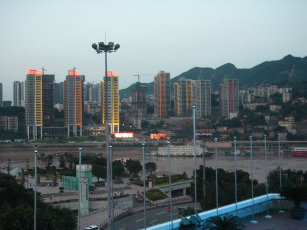 Chongqing City on the Yangtze River