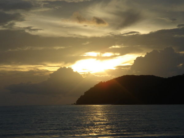 Sunset off Pantai Cenang