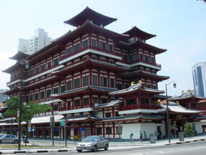 Outside of temple, Chinatown