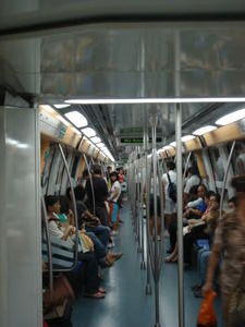 Inside subway, Singapore