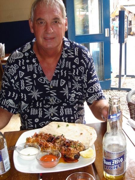 Souvalki in Greek Restaurant, Boracay