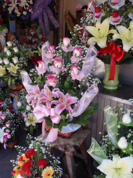 Flower Market in Chinatown