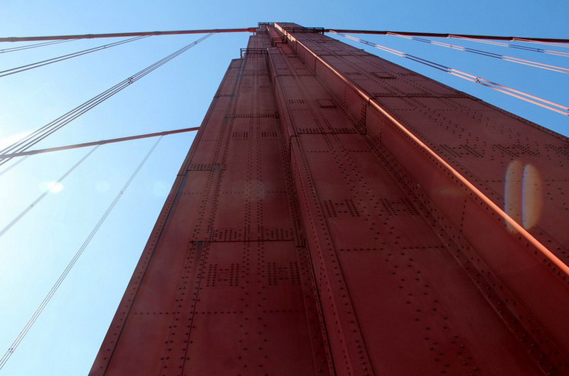 Pylon på Golden Gate Bridge