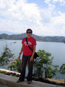 Me at Lake Kivu