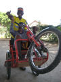 Mwinyi does wheelies