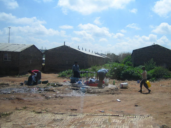 Washing in Soweto