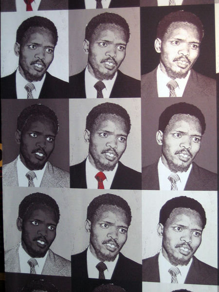 Exhibit commemorating the 30th anniversary of the death of Steve Biko at the Apartheid Museum