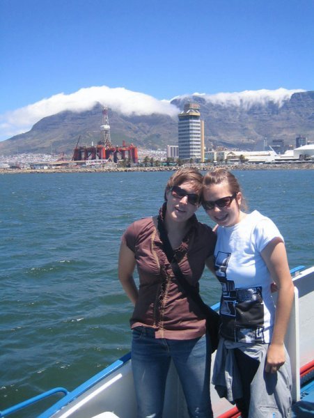 Me and Conor on the Robben Island ferry