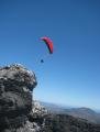 Hang glider over Table Mountain
