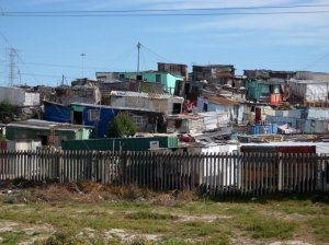 'Informal' settlement in Cape Town
