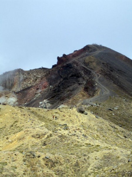 Tongariro Crossing descent