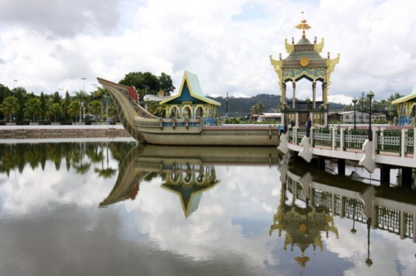 Replica of a 16th century royal barge