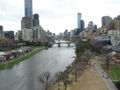 View of Melbourne from big wheel