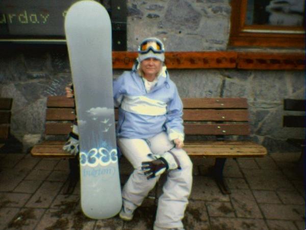Me and my snowboard