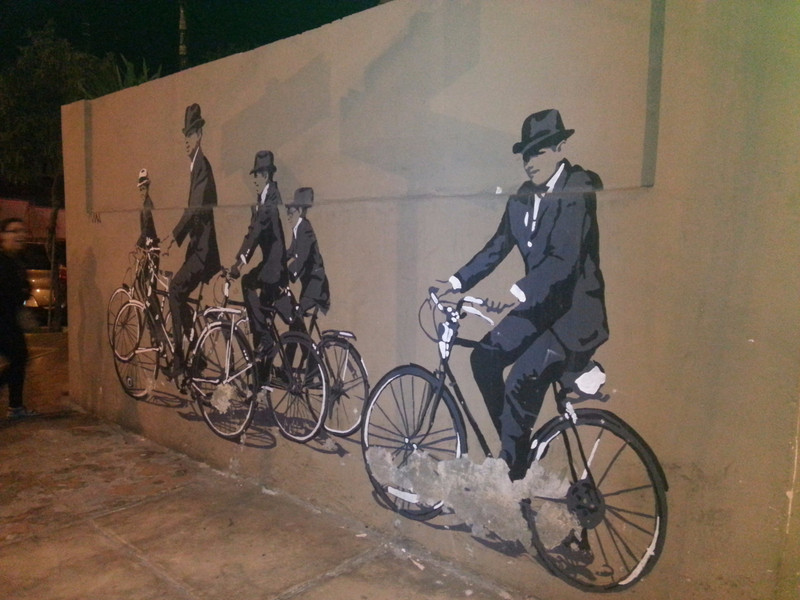 Wall art in Lima