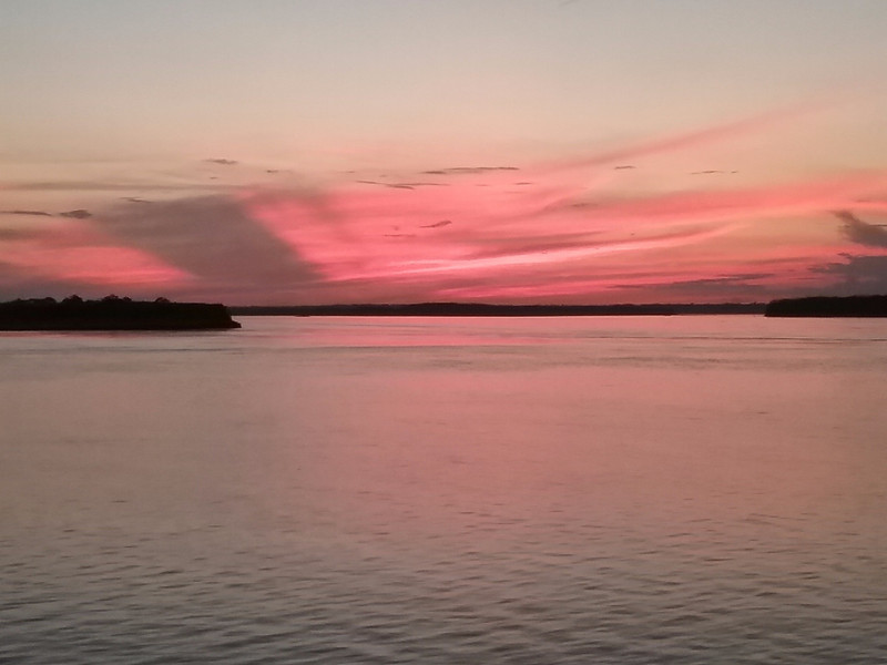 Amazing Amazon sunset