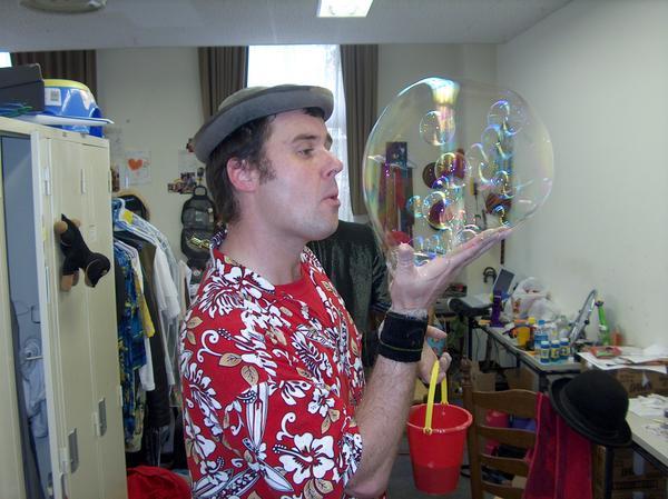 Burl the Bubble Guy