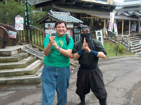 The first black masked ninja I met