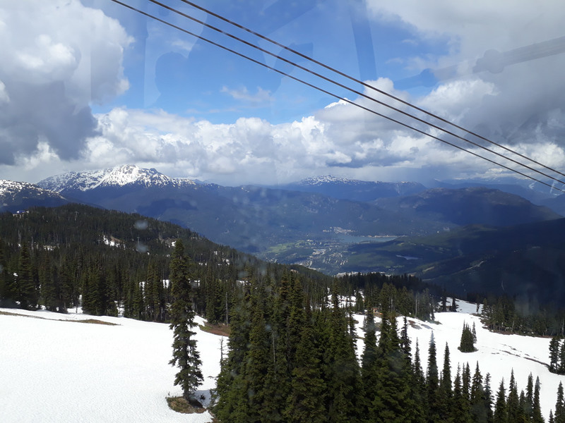 View from peak to Peak Gondola 