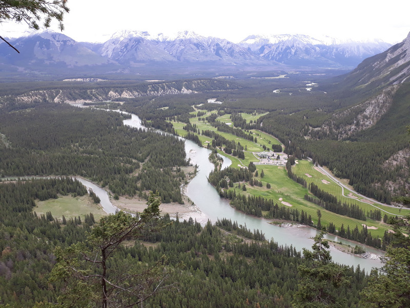 View of Bow Valley from Tunnel Mountain