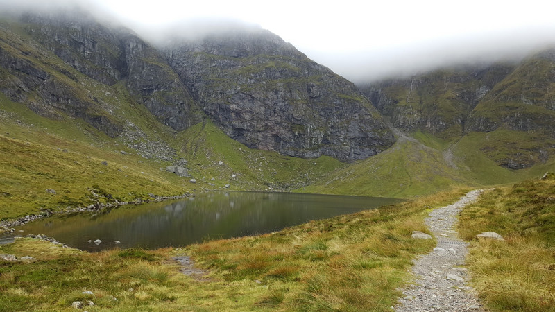 Lochan a 'Choire, where our drinking water comes from