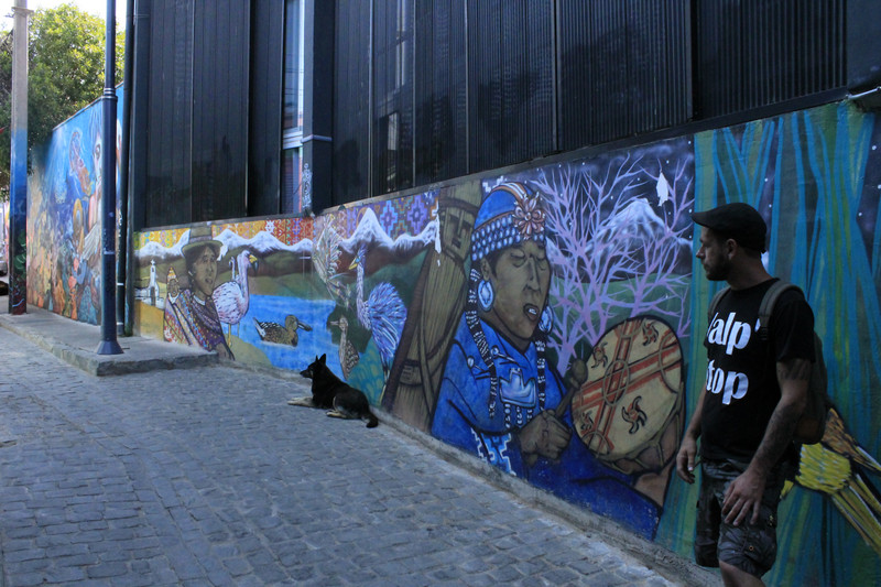 Graffitis histoire Chili