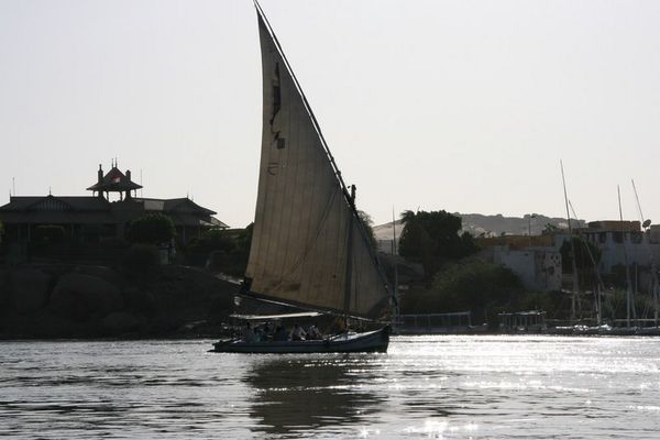 Felucca on Aswan Harbour