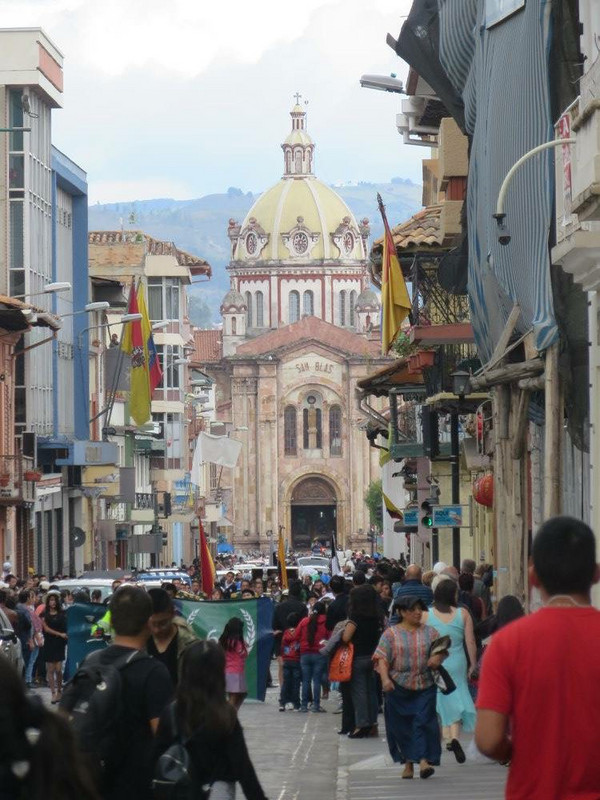 Parade in Cuenca