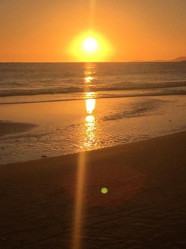 Sunset at Punta del Este