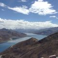 Beautiful blue rivers in Tibet