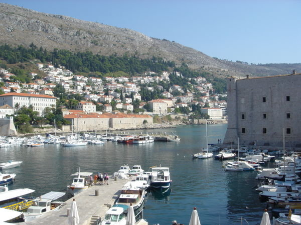 View back across the Old Port