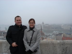 Was a really cold day in Budapest