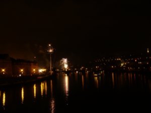 Fireworks in Prague