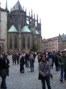 Ange and the spectacular St Vitus Cathedral