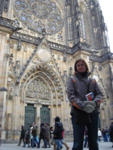 In front of St Vitus Cathedral