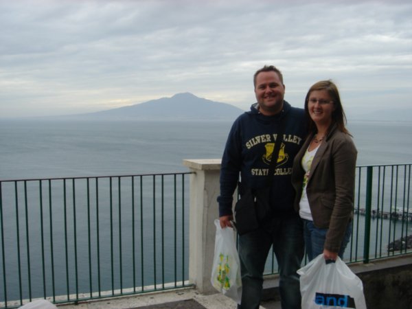Mt Vesuvius on a clear day