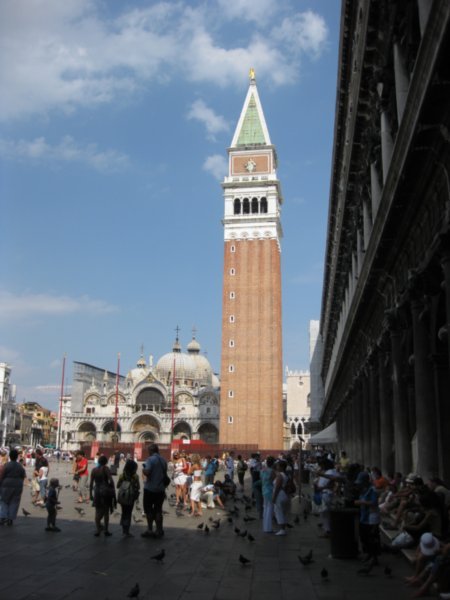 Looking across Piazza San Marco
