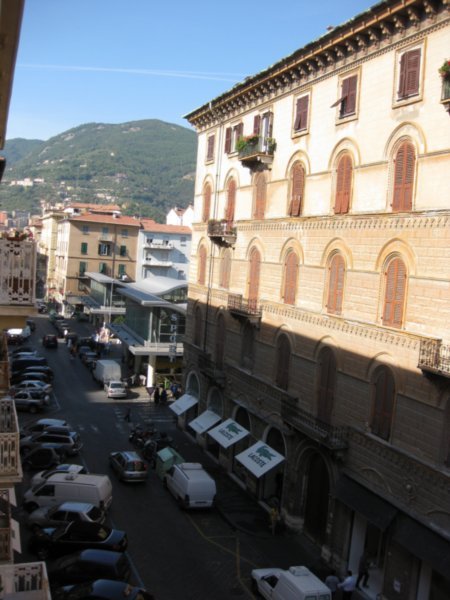 View from our hotel in Le Spezia