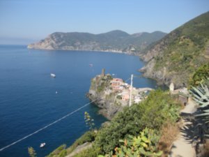 Arriving into Vernazza