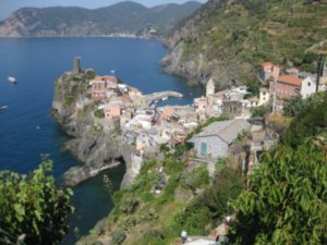The village of Vernazza was by far our favourite