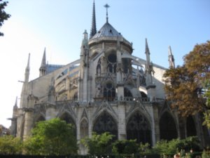 The back of Notre Dame