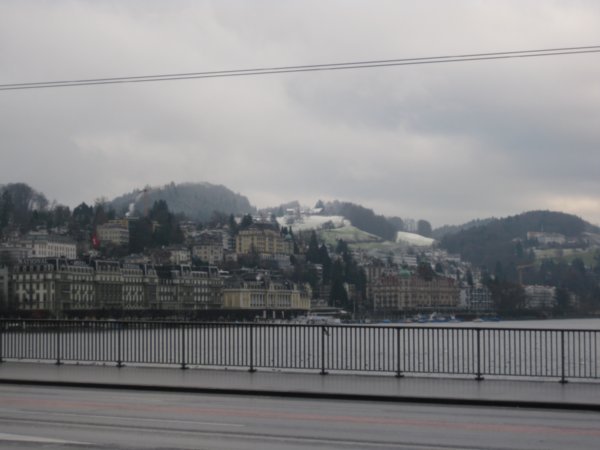 Looking out from Lucerne