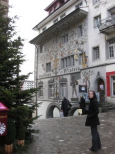 Ornamental buildings of Lucerne's Old Town