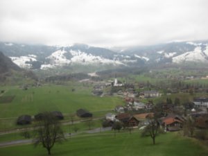 As you can see there was less snow around the Lucerne region