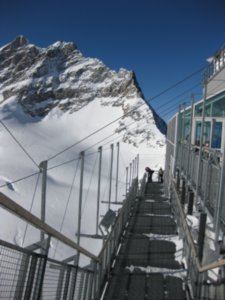Jungfrau in the background