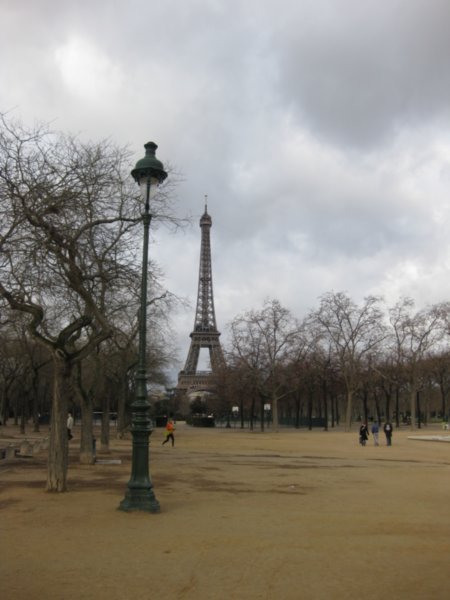 Wandering towards the Eiffel Tower