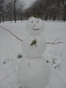 The best snowman I've ever seen